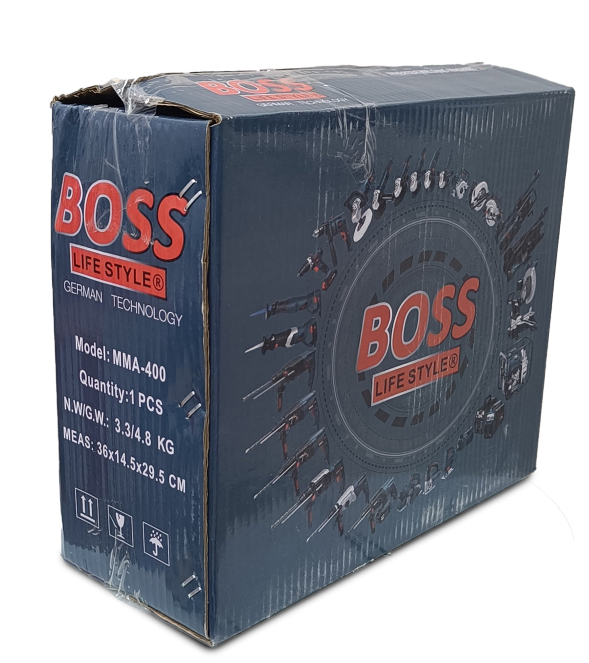BOSS IGBT Inverter Welding Machine with Digital Display, High Efficiency & Overheat Protection - 220V & 400A