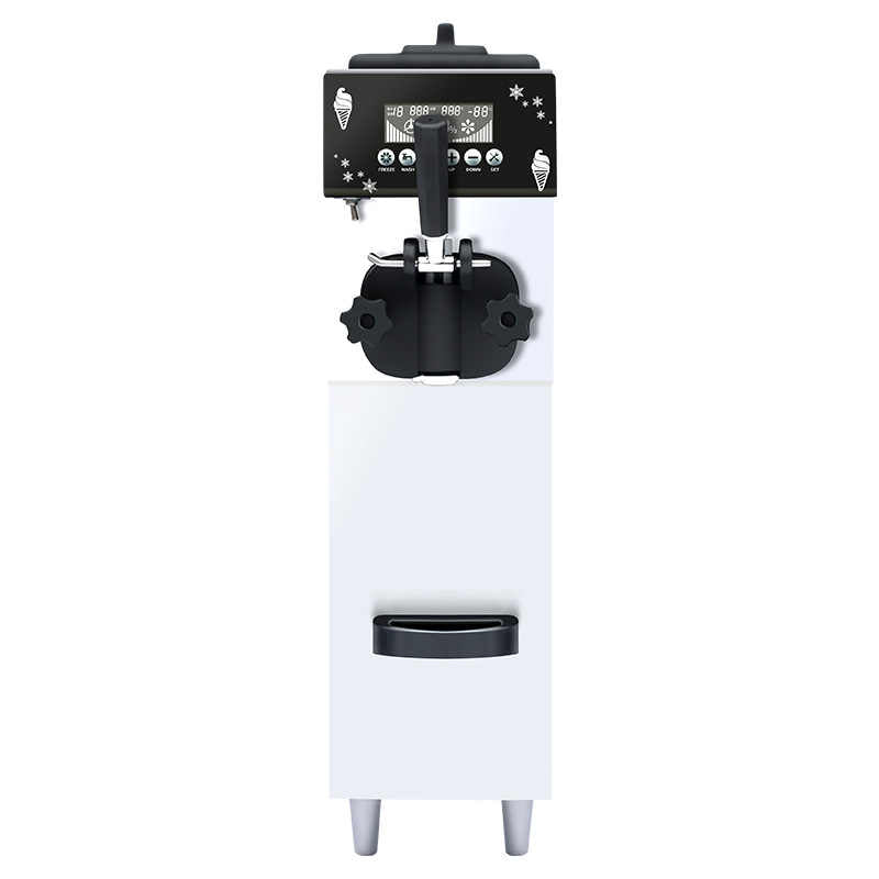 Commercial Grade Single Flavor Ice Cream Machine 900W, 12 Litre/Hr Capacity, Stainless Steel Body with Compact Design