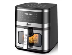 RAF 8L Electric Smart Air Fryer with Adjustable Thermostat & LCD Display - 1700W