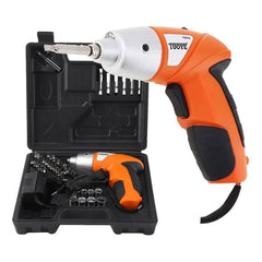 Tuoye 45-Piece Cordless Screwdriver Set with Multiple Accessories 4.8V