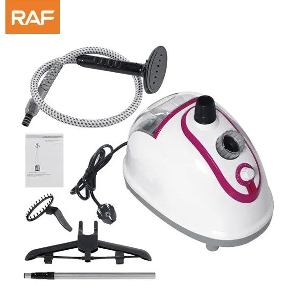 RAF 1.5L 1800W Garment Hanging Handheld Steamer Iron with 1.5Large Capacity Water Tank and Quick Hea