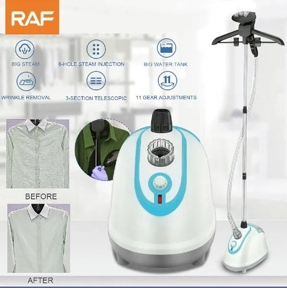 RAF 1.5L 1800W Garment Hanging Handheld Steamer Iron with 1.5Large Capacity Water Tank and Quick Hea