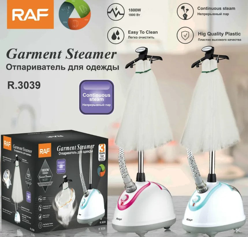 RAF 1.5L 1800W Garment Hanging Handheld Steamer Iron with 1.5Large Capacity Water Tank and Quick Hea