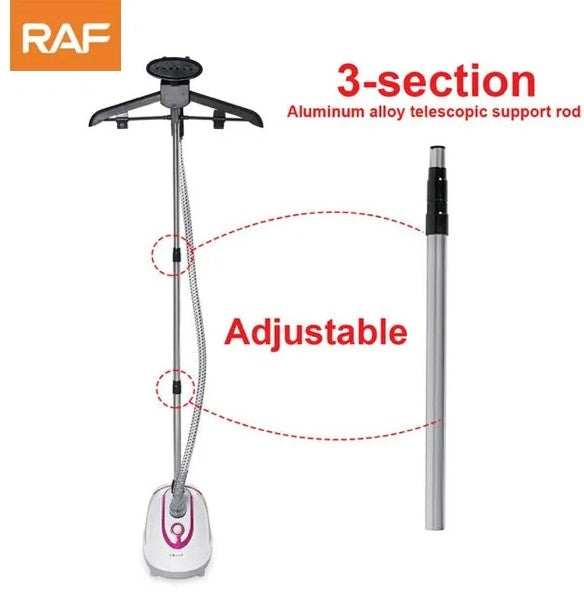 RAF 1.5L 1800W Garment Hanging Handheld Steamer Iron with 1.5Large Capacity Water Tank and Quick Hea