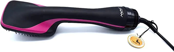 MAC Styler Advanced Hot Air Hair Brush with Customizable Heat Settings & Comfortable Grip Handle