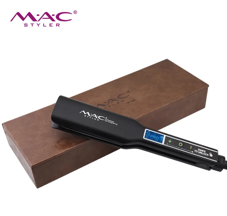 MAC Styler Advanced Flat Hair Straightener with Digital Temperature Control & LCD Display
