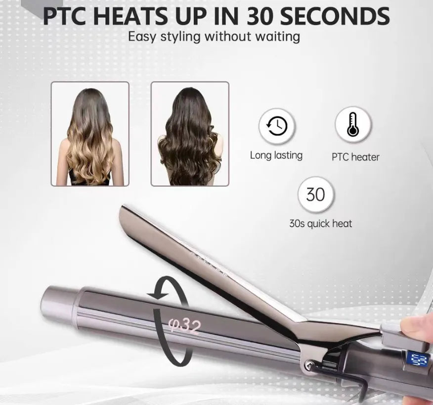 MAC-Styler Professional Electric Hair Curler Rod with Adjustable Heat Settings and Easy-to-Use Design