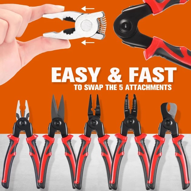 5-in-1 Multifunctional Pliers Tools Set