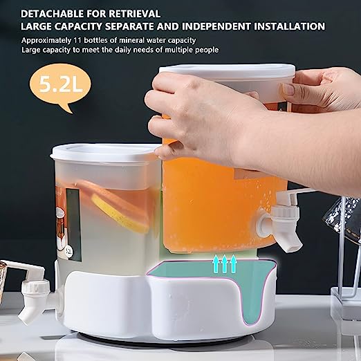 3-in-1 Rotatable Juice & Water Beverage Dispenser