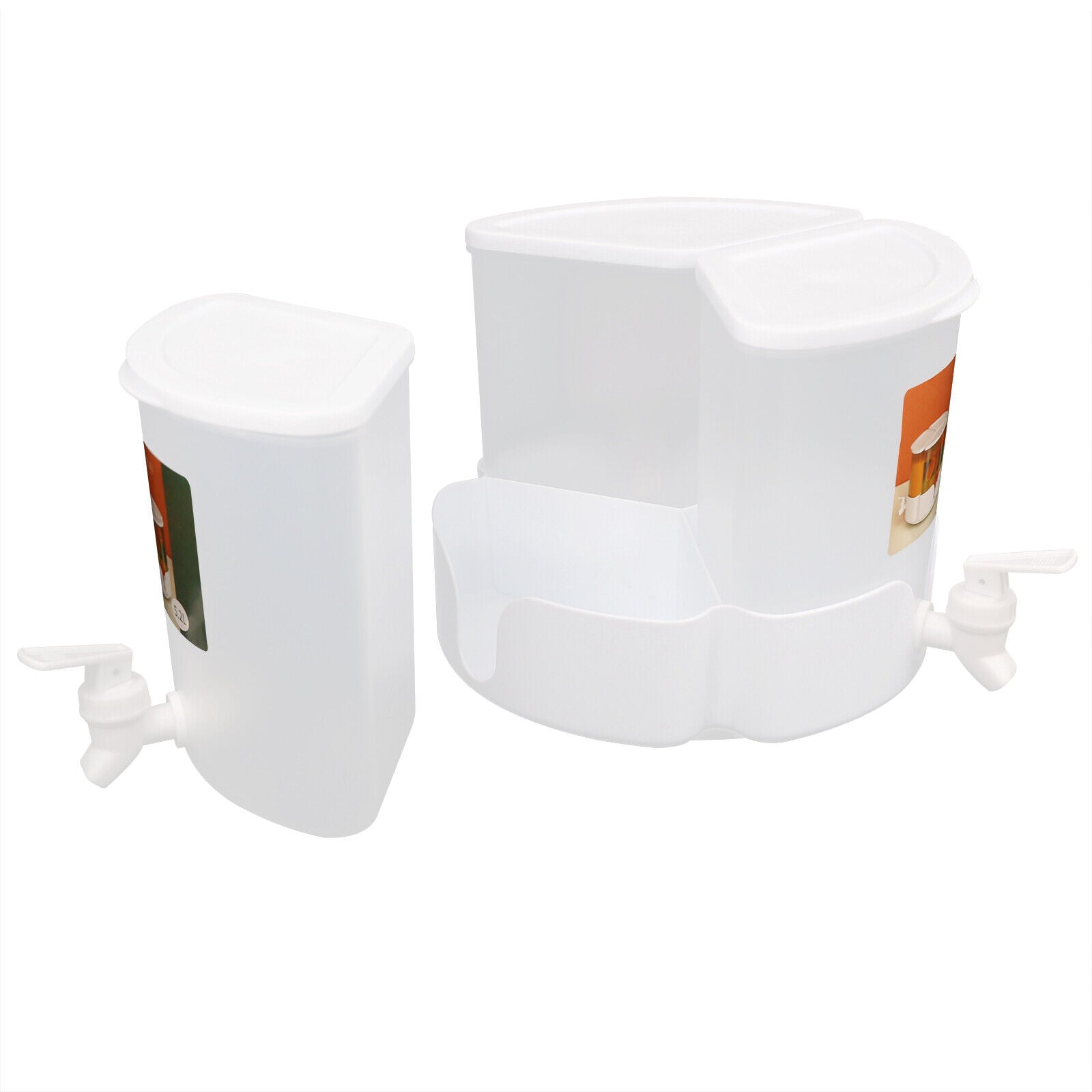 3-in-1 Rotatable Juice & Water Beverage Dispenser
