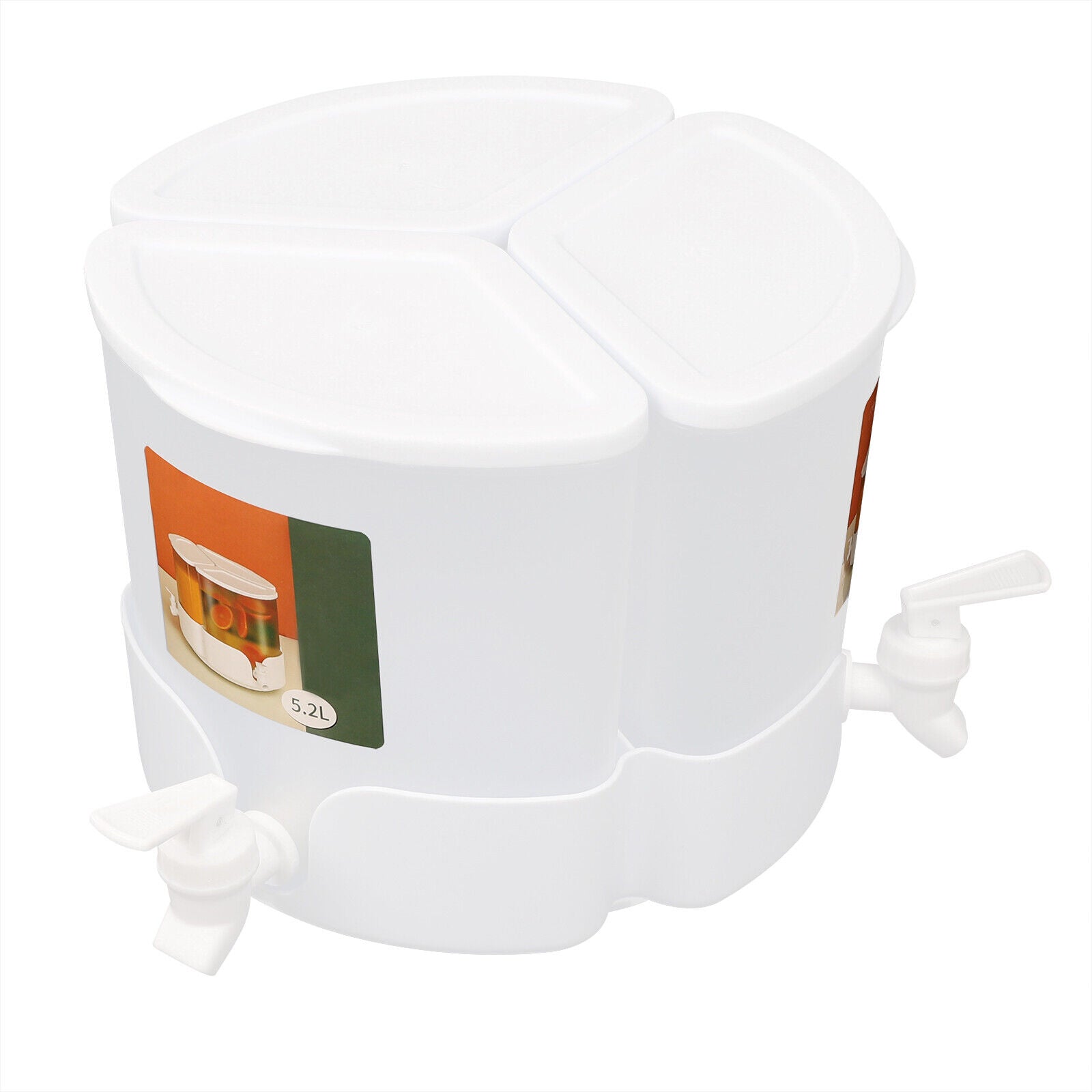 3-in-1 Rotatable Juice & Water Beverage Dispenser