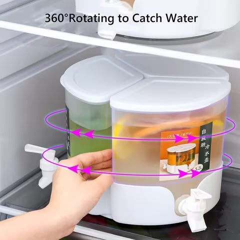 3-in-1 Rotatable Juice & Water Beverage Dispenser