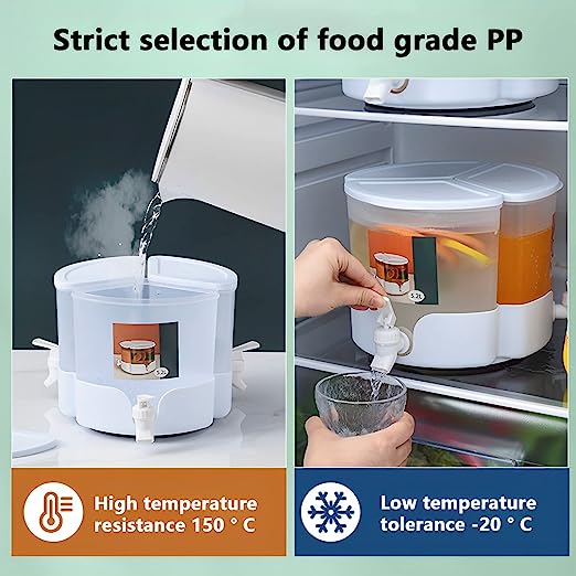 3-in-1 Rotatable Juice & Water Beverage Dispenser