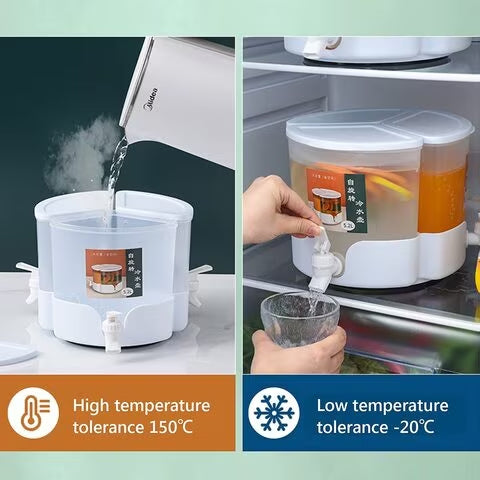 3-in-1 Rotatable Juice & Water Beverage Dispenser