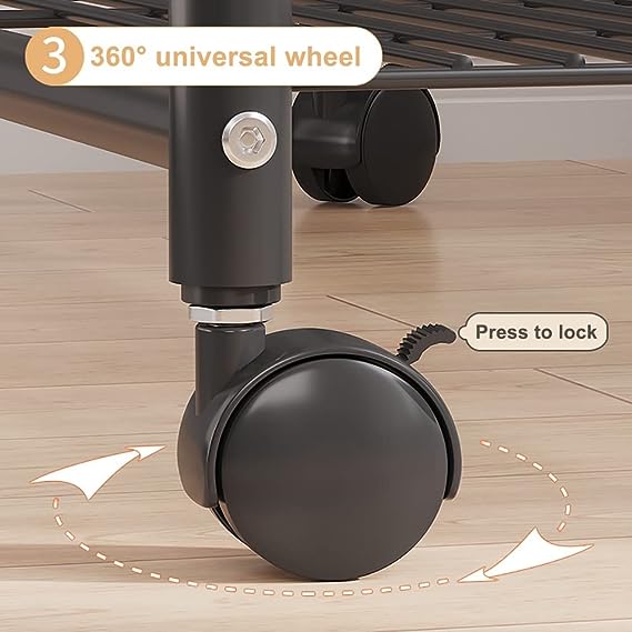 Modern Clothes Stand & Hanger Rack Organiser with Multi-Functional Storage and Hooks