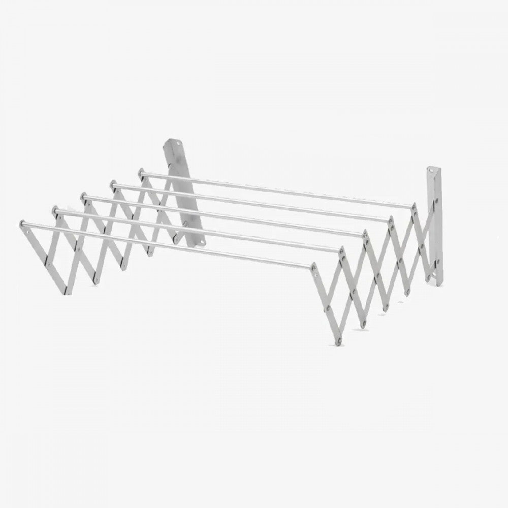 Wall Mounted Retractable Clothes Hanger & Dryer with Compact Design - 90 CM