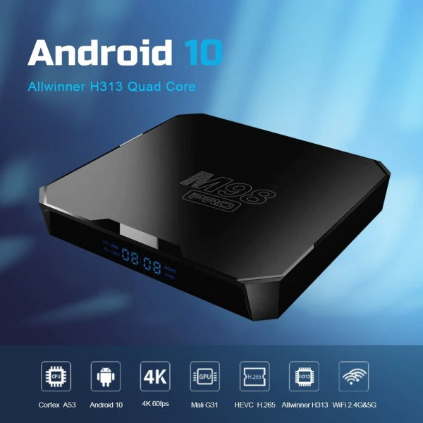 Ultimate Smart 4K Android TV Multimedia Player Set-Top Box with Google Assistant, Chromecast with HDMI Cable & Remote