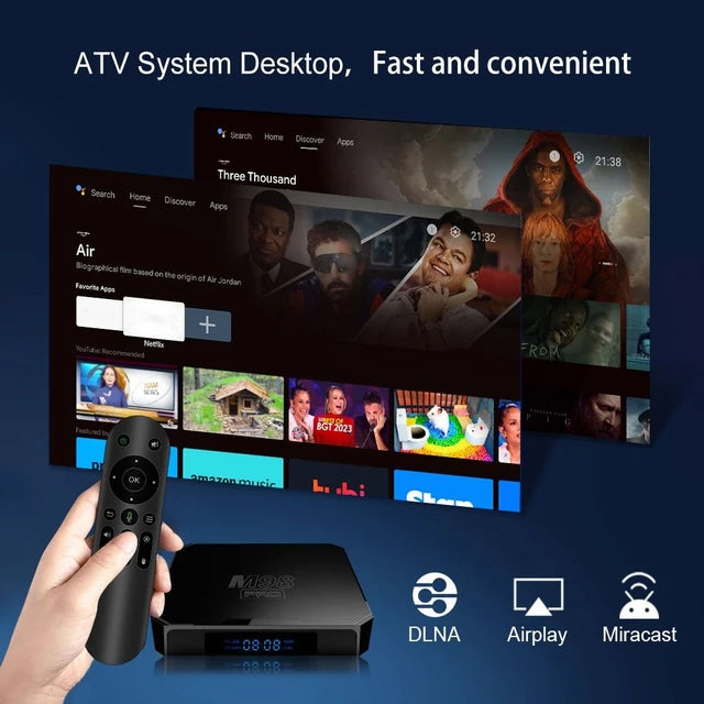Ultimate Smart 4K Android TV Multimedia Player Set-Top Box with Google Assistant, Chromecast with HDMI Cable & Remote