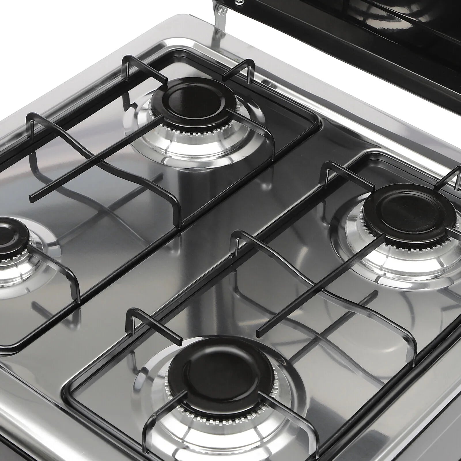 Boko Deluxe 4 Burner Gas Stove with Auto Ignition & Detachable Legs for Outdoor Cooking, Home and Adventures
