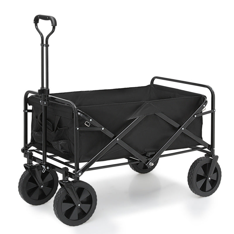 2-in-1 Multipurpose Adventure Utility Trolley with Foldable Table Top for Outdoor & Camping