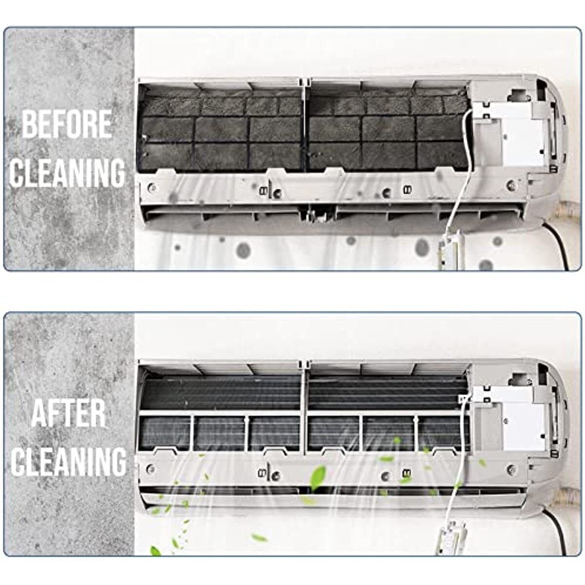 Waterproof Air Conditioner Cleaning Cover with Drain Outlet for AC Washing, Maintenance & Servicing