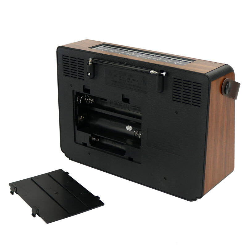 Golon Retro Radio & Solar Bluetooth Speaker with AUX/FM/AM/SW - USB/SD/TF with Remote Control