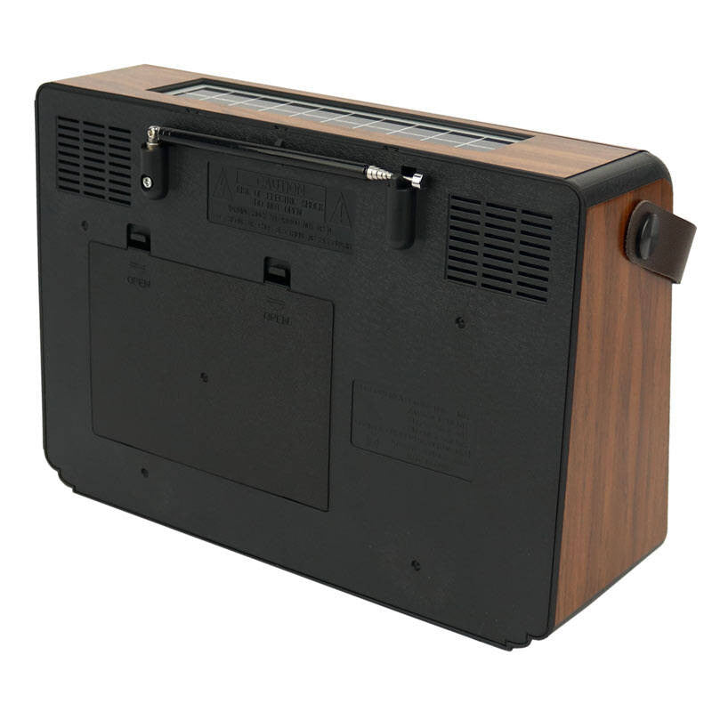 Golon Retro Radio & Solar Bluetooth Speaker with AUX/FM/AM/SW - USB/SD/TF with Remote Control