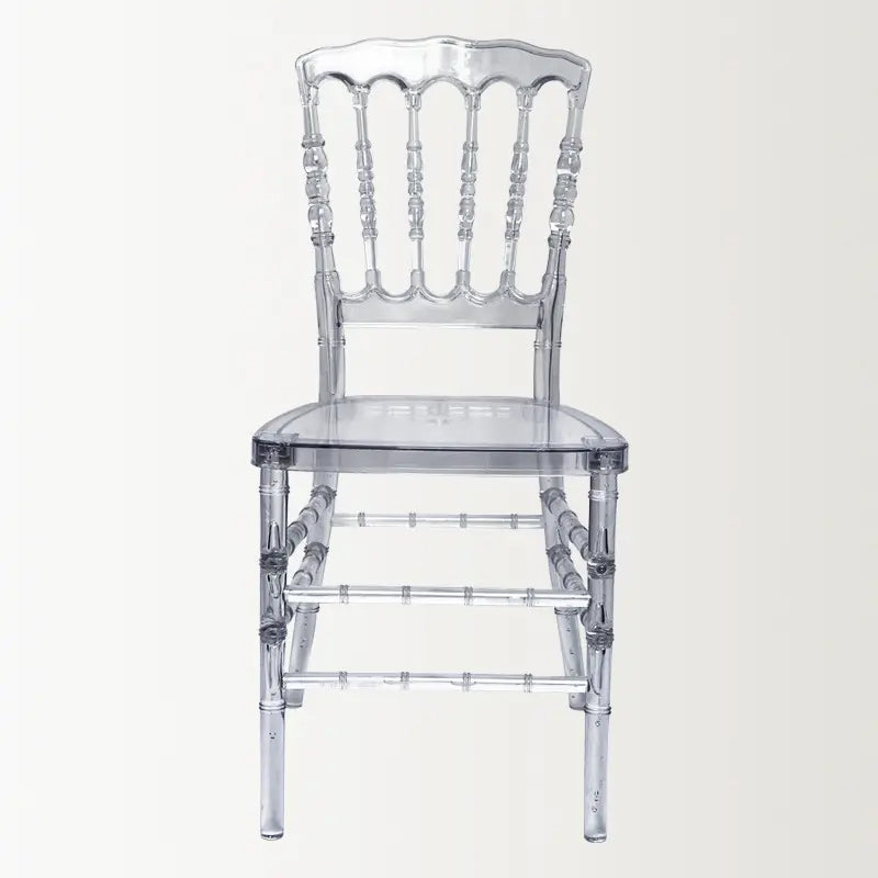 Elegant Crystal Acrylic Banquet Chair with Cushion for Occasions and Home