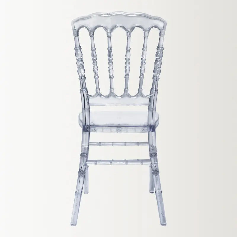 Elegant Crystal Acrylic Banquet Chair with Cushion for Occasions and Home