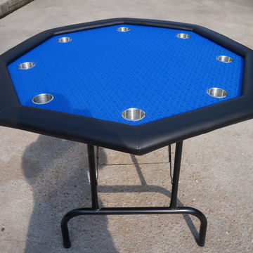 48" Octagon Card Playing Game Table with Cup Holders and High-Speed Cloth
