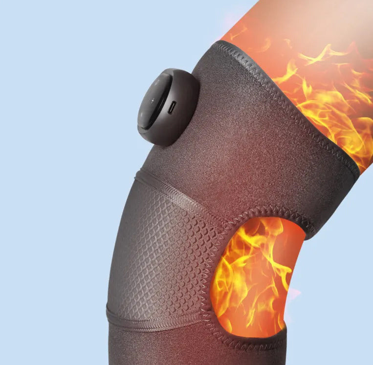 Pro 3-in-1 Heated Knee, Elbow & Shoulder Massager - Cordless & Rechargeable