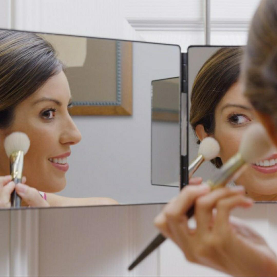 3 Way Self Styling Adjustable Telescoping Mirror for Self-Haircut and Styling