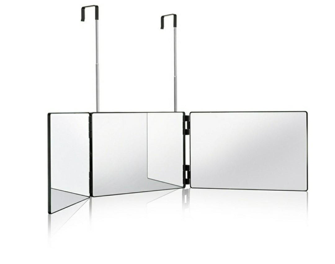 3 Way Self Styling Adjustable Telescoping Mirror for Self-Haircut and Styling