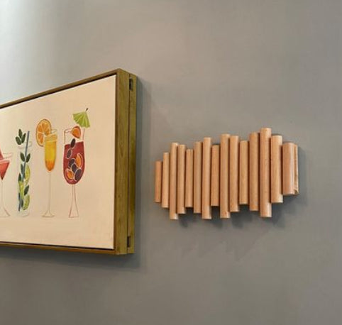 Modern Artistic Picket Rail Wall Mounted Coat Hanging Hooks