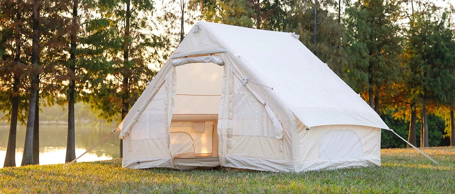 Inflatable Waterproof Outdoor Portable Camping Tent - 2 x 3 Meter & 4 Person Capacity