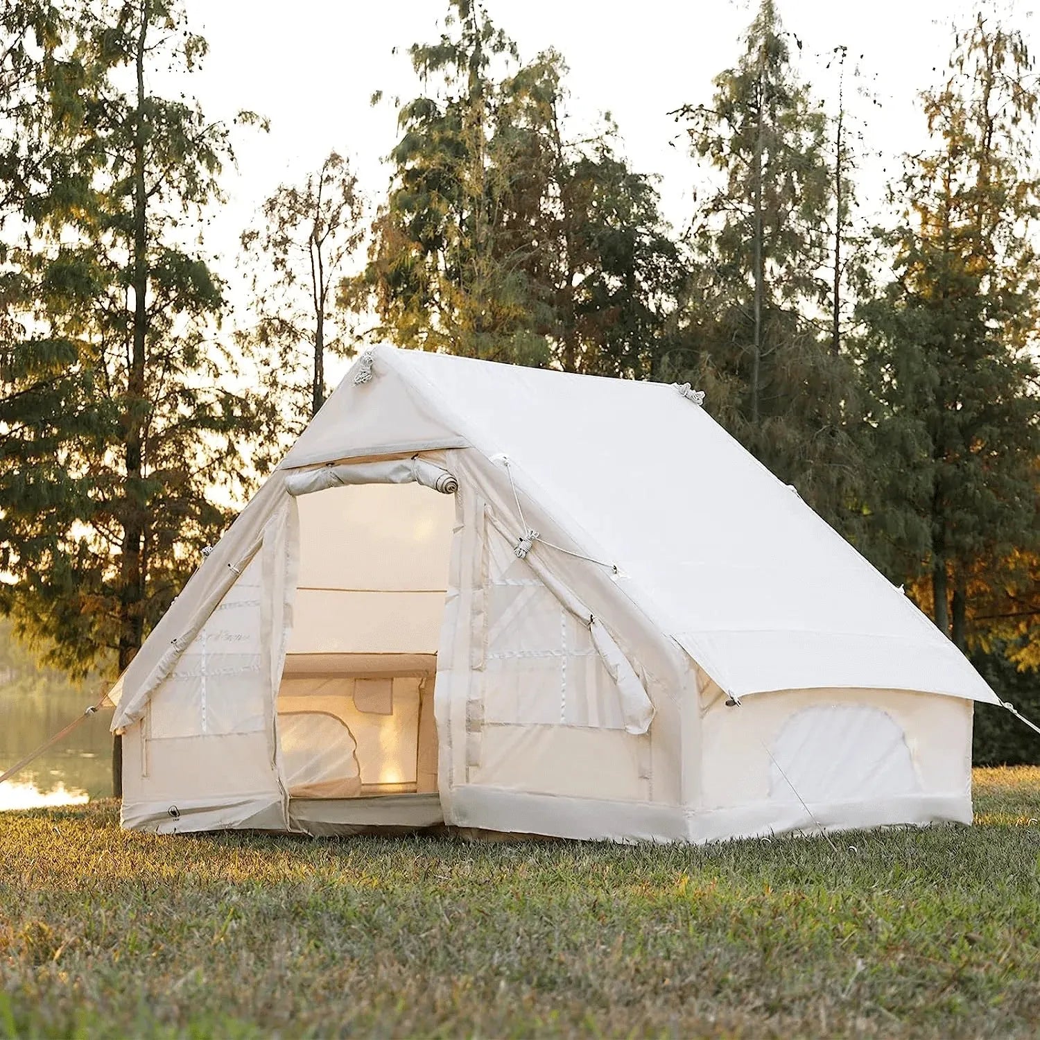 Inflatable Waterproof Outdoor Portable Camping Tent - 2 x 3 Meter & 4 Person Capacity