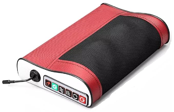 Infrared Heating Massage Pillow for Neck, Shoulder, and Back Pain with Smart Timing and Adjustable Modes