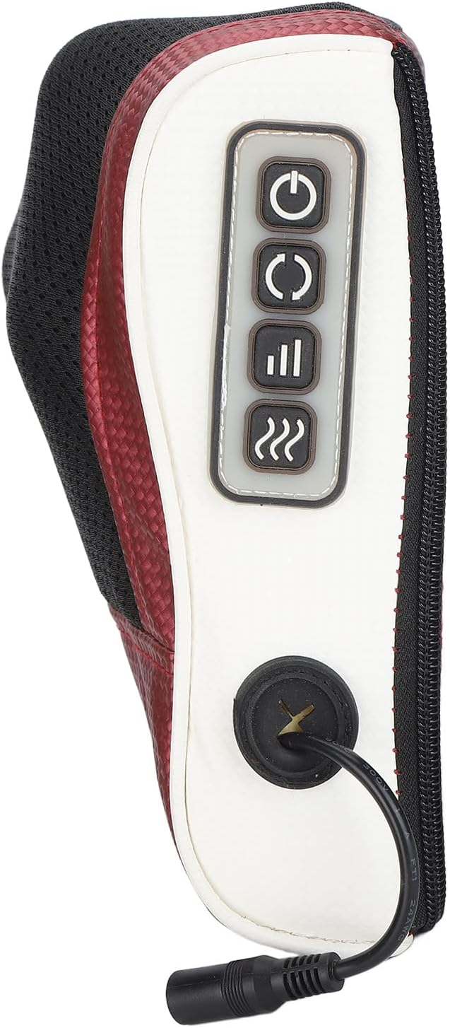 Infrared Heating Massage Pillow for Neck, Shoulder, and Back Pain with Smart Timing and Adjustable Modes