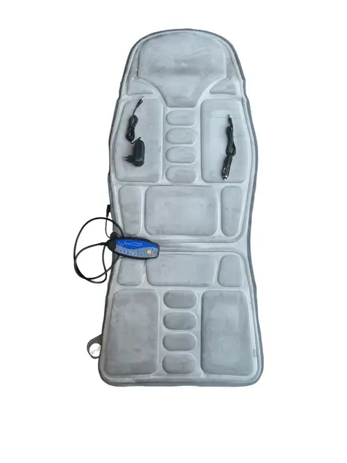 Electric Portable Vibrating Seat Massager with Heat Therapy for Car & Home