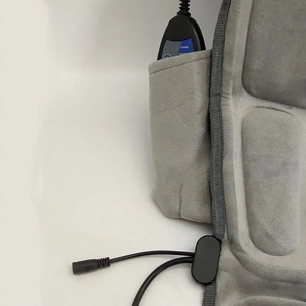 Electric Portable Vibrating Seat Massager with Heat Therapy for Car & Home