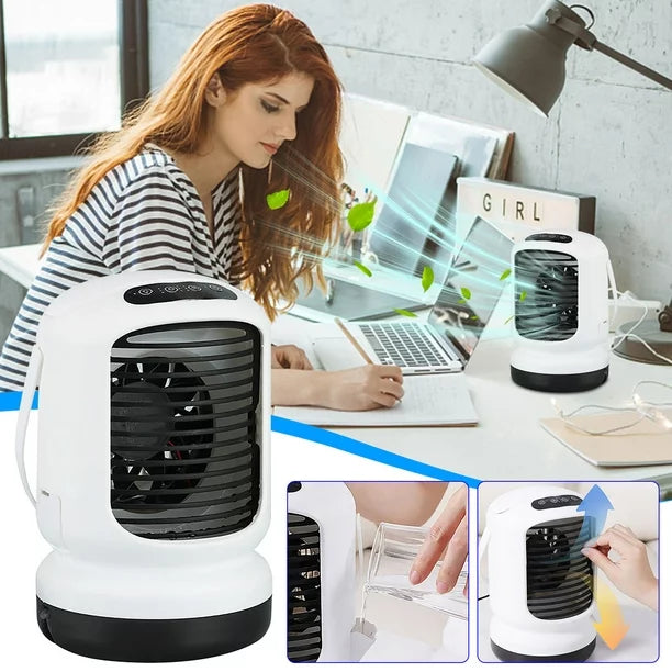 Arctic Evaporative Desktop Air Cooling Fan with LED Mood Light - USB Powered - 1000 ml Capacity