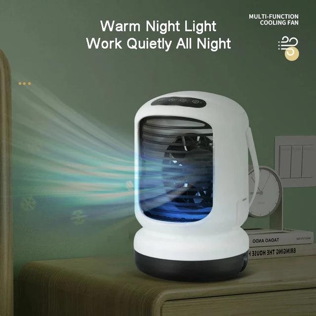 Arctic Evaporative Desktop Air Cooling Fan with LED Mood Light - USB Powered - 1000 ml Capacity