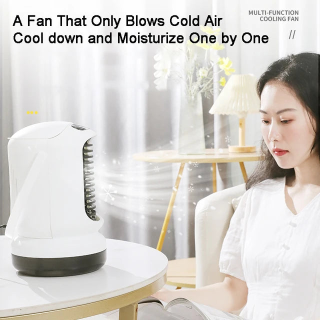 Arctic Evaporative Desktop Air Cooling Fan with LED Mood Light - USB Powered - 1000 ml Capacity