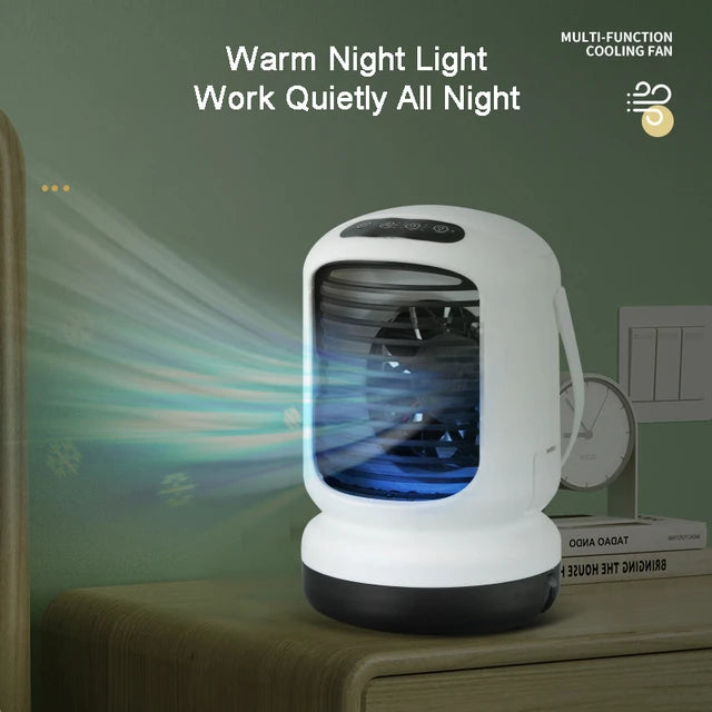 Arctic Evaporative Desktop Air Cooling Fan with LED Mood Light - USB Powered - 1000 ml Capacity