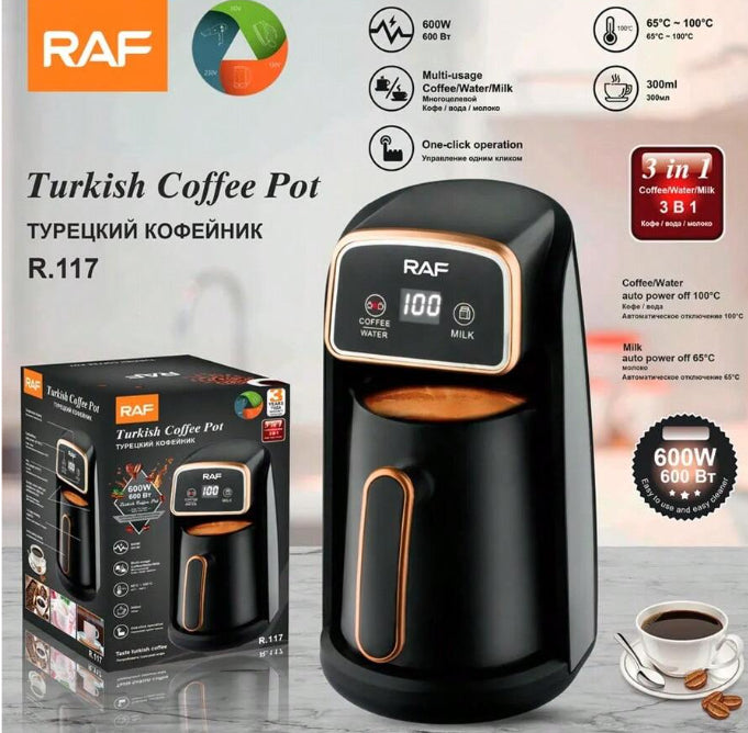 RAF Turkish Coffee Maker - 600W & 300mL