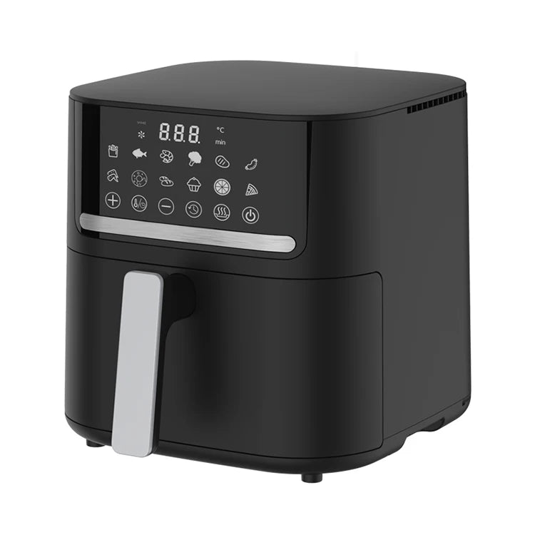 RAF 6.5L Digital Air Fryer with LCD Display & Adjustable Thermostat Control - 1600W