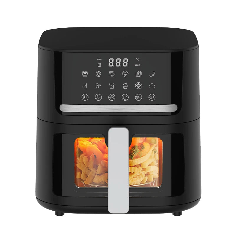 RAF 6.5L Digital Air Fryer with LCD Display & Adjustable Thermostat Control - 1600W