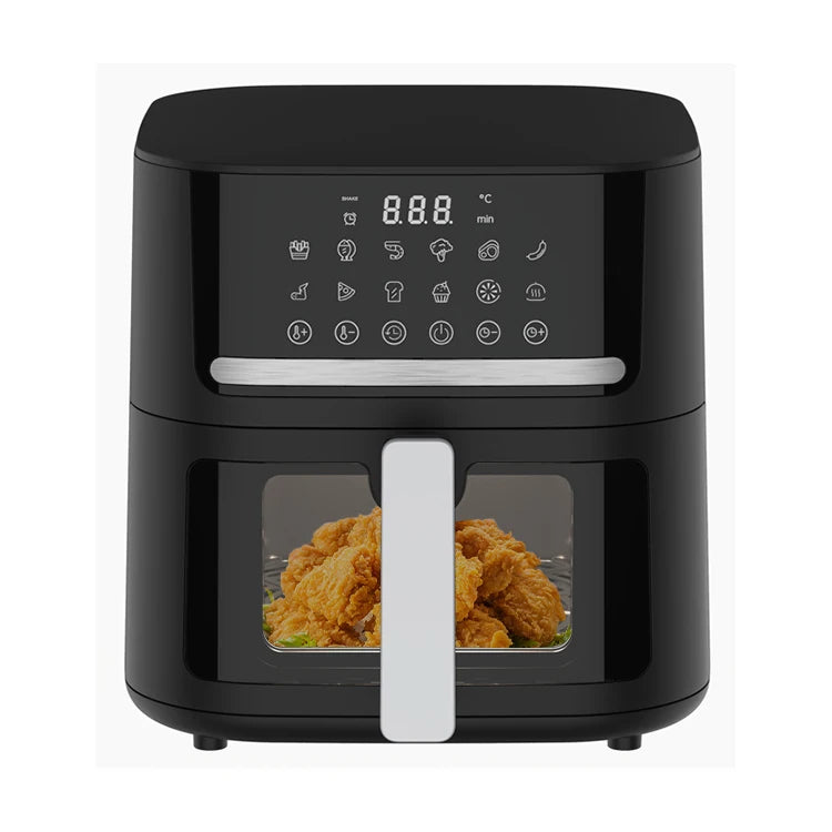 RAF 6.5L Digital Air Fryer with LCD Display & Adjustable Thermostat Control - 1600W