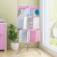 3-Tier Space Saving Vertical Clothes Dryer Rack- 170 cm Height