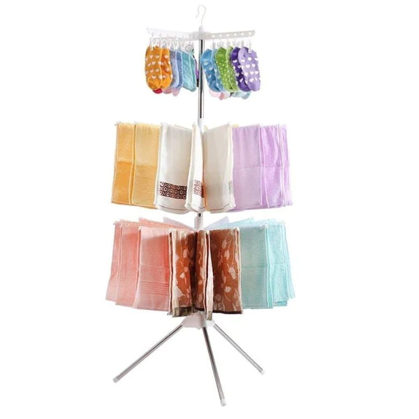 3-Tier Space Saving Vertical Clothes Dryer Rack- 170 cm Height